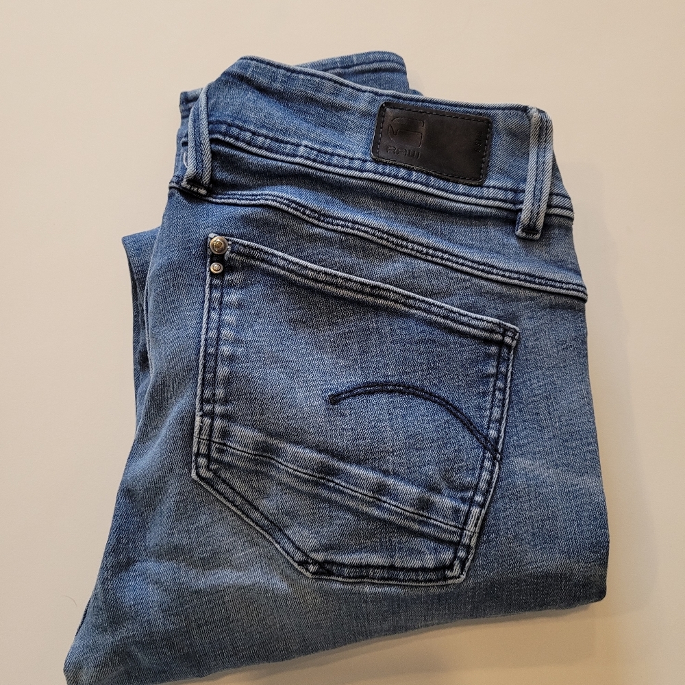 G Star Lynn Mid Skinny Jeans